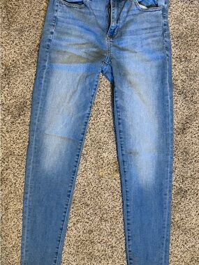American Eagle Outfitters Blue Skinny Jeans - Light Wash